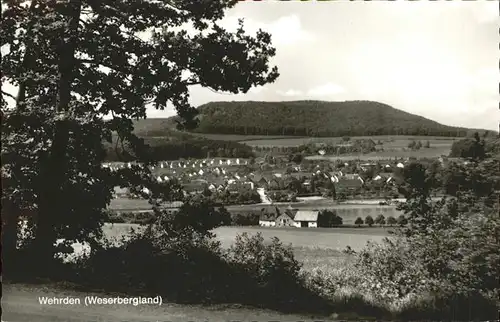 Wehrden Panorama Weserbergland Kat. Beverungen