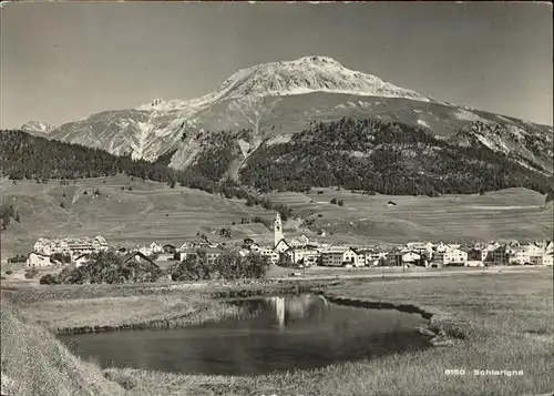 Celerina Schlarigna Panorama Partie am Bach / Celerina /Bz. Maloja