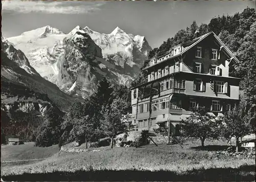 Hasliberg Goldern Hotel Pension Gletscherblick Berner Oberland Kat. Hasliberg Goldern