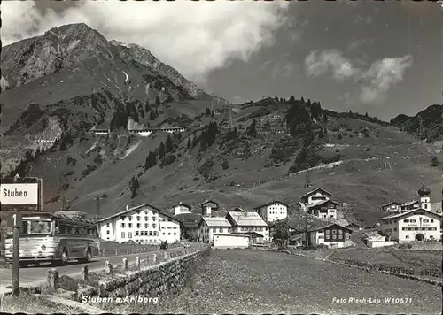 Stuben Vorarlberg Partie am Ortseingang Kat. Kloesterle