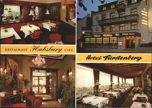 Neuenahr Ahrweiler Restaurant Habsburg Klappkarte Kat. Bad Neuenahr Ahrweiler