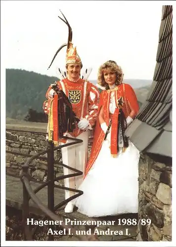 Hagen Selbecketal Prinzenpaar 1988 89