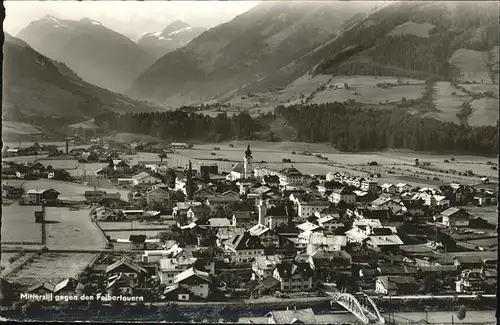 Mittersill Oberpinzgau Panorama gegen den Felbertauern Salzachtal Kat. Mittersill