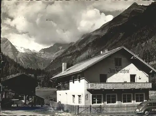 Gschnitz Tirol Gasthof Zum Feuerstein Gschnitztal Kat. Gschnitz