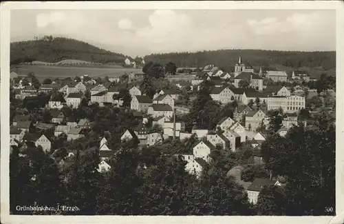 Gruenhainichen Erzgebirge Teilansicht / Gruenhainichen /Erzgebirgskreis LKR