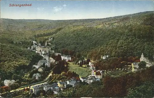 Schlangenbad Taunus Gesamtansicht Kat. Schlangenbad