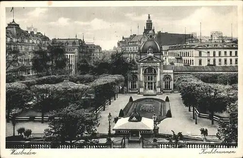 Wiesbaden Kochbrunnen Kat. Wiesbaden