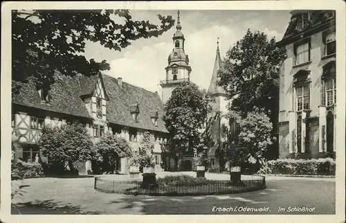 Erbach Odenwald Im Schlosshof / Erbach /Odenwaldkreis LKR