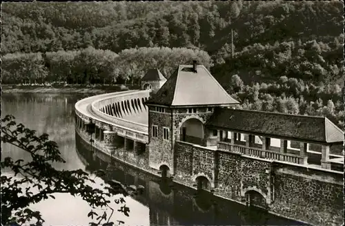 Edersee Sperrmauer Kat. Edertal