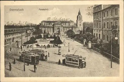 Darmstadt Paradeplatz Kat. Darmstadt