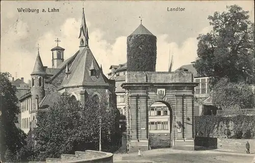 Weilburg Eingang Schloss Kat. Weilburg