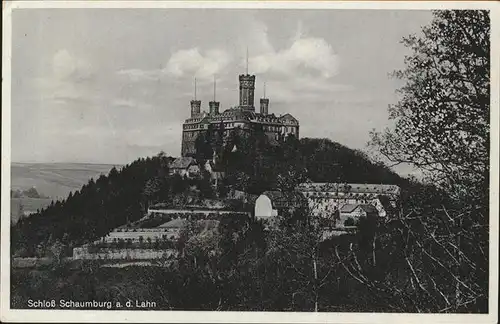 Schloss Schaumburg Balduinstein Gesamtansicht / Balduinstein /Rhein-Lahn-Kreis LKR