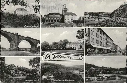 Witten Ruhr Rathaus u.Bahnhofstrasse / Witten Ruhr /Ennepe-Ruhr-Kreis LKR