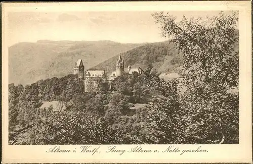 Altena Burg Kat. Altena