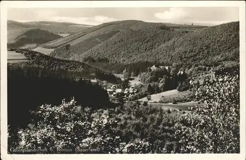 Bilstein Sauerland Gebirgslandschaft u.Gesamtansicht / Lennestadt /Olpe LKR