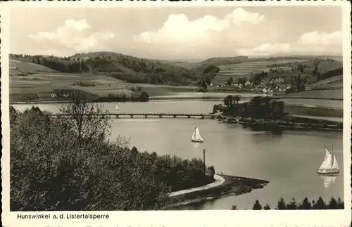 Hunswinkel Listertalsperre Kat. Meinerzhagen