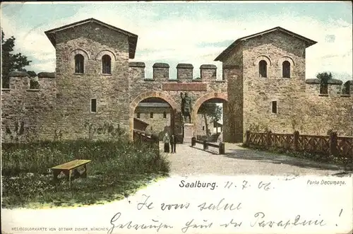 Saalburg Taunus Portal Decumana Kat. Wehrheim