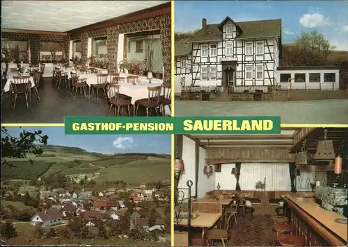 Referinghausen Gasthof Pension "Sauerland" Kat. Medebach