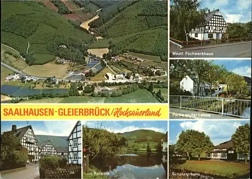 Saalhausen Sauerland Gleierbrueck Kat. Lennestadt