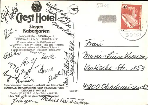 Siegen Westfalen Crest Hotel / Siegen /Siegen-Wittgenstein LKR