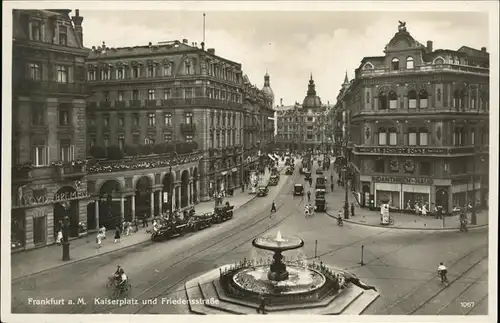 Frankfurt Main Kaiserplatz u.Friedensstrasse Kat. Frankfurt am Main