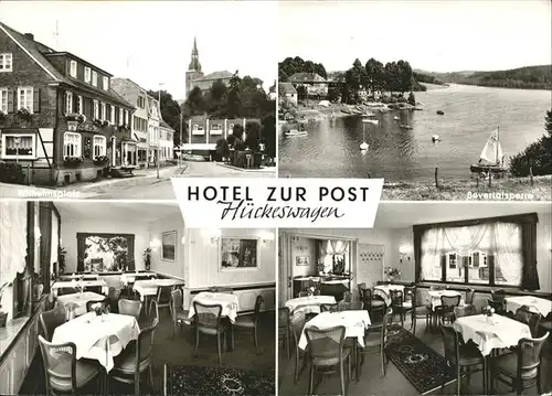 Hueckeswagen Hotel zur Post Kat. Hueckeswagen