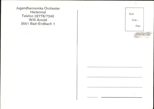 Hartenrod Odenwald Jugendharmonika Orchester Kat. Wald Michelbach