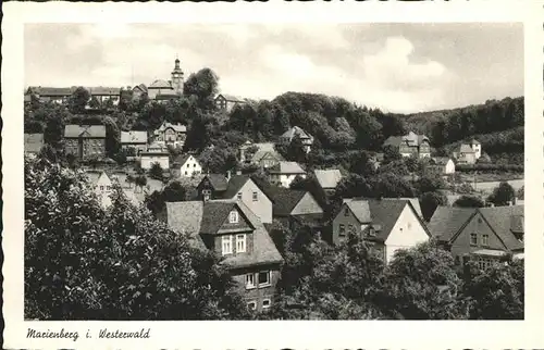 Marienberg Westerwald Teilansicht Kat. Bad Marienberg (Westerwald)