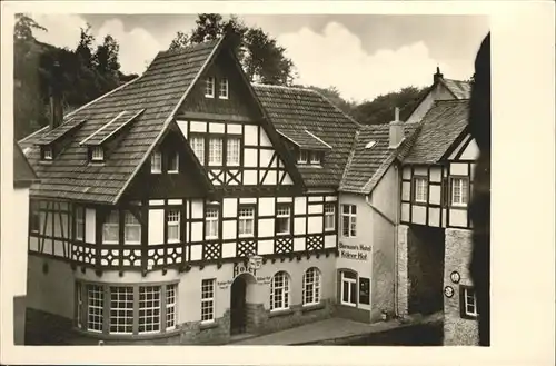 Blankenheim Eifel Biermann s Hotel Koelner Hof Kat. Blankenheim
