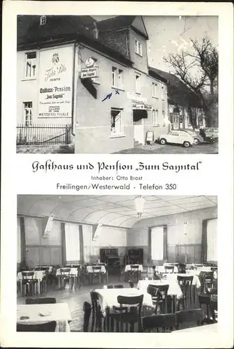 Freilingen Westerwald Pension Sayntal Kat. Freilingen