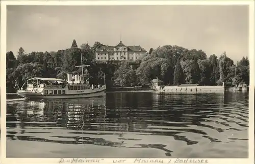 Insel Mainau See Schiff Kat. Konstanz