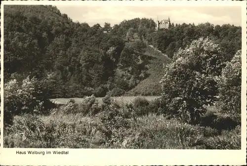 Waldbreitbach Wied Haus Walburg im Wiedtal Kat. Waldbreitbach