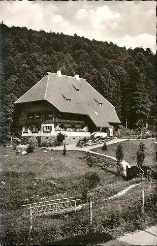 Bad Herrenalb Schwarzwaldhaus im Gaistal Kat. Bad Herrenalb