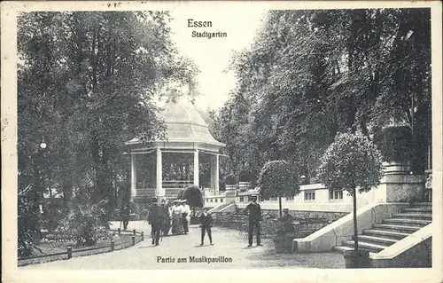 Essen Ruhr Stadtgarten Musikpavillon  Kat. Essen