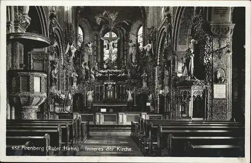 Arenberg Koblenz Roter Hahn Kirche Innen Kat. Koblenz