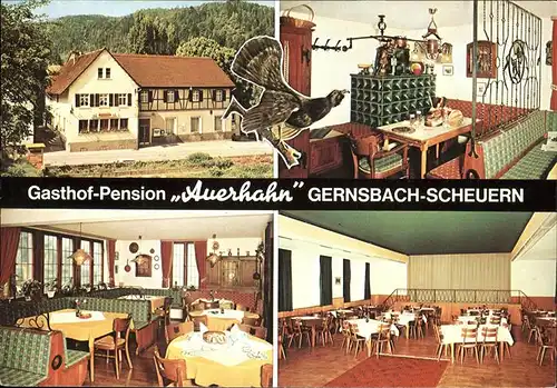 Gernsbach Gasthof Auerhahn Fam. Eisele Kat. Gernsbach