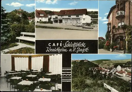 pw31642 Krautheim Jagst Cafe Schlossblick Kategorie. Krautheim Alte Ansichtskarten