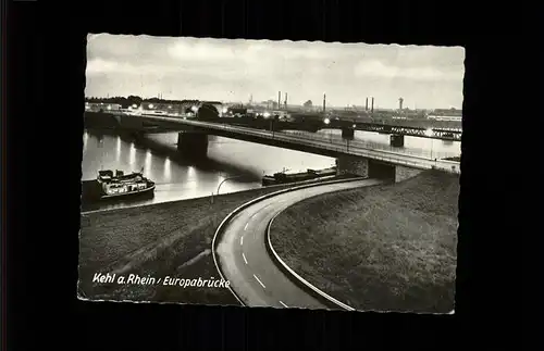 Kehl Rhein Europabruecke Kat. Kehl