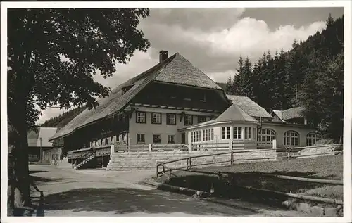 Menzenschwand Feldberg Gasthaus zum Hirschen Kat. St. Blasien