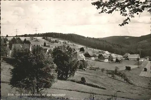 Grafenhausen Schwarzwald Bruenslibach Mettmatal Kat. Grafenhausen