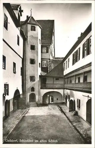 Gaildorf Schlosshof im alten Schloss Kat. Gaildorf
