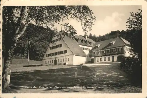 Badenweiler Haus der Deutschen Standesbeamten Kat. Badenweiler