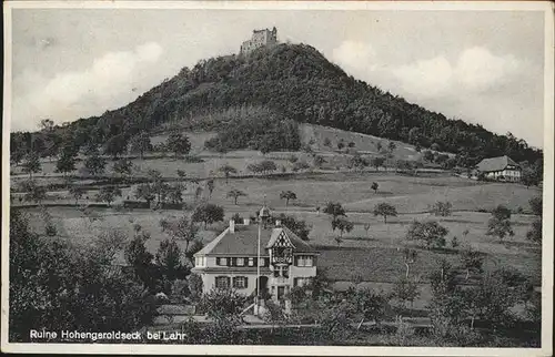 Lahr Schwarzwald Ruine Hohengeroldesck  Kat. Lahr