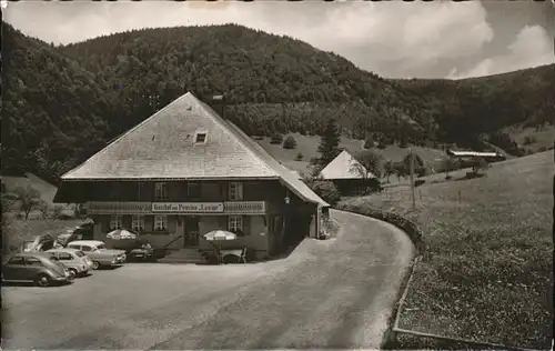 Fahl Feldberg Gasthof Pension zur Lawine Wassmer Autos / Todtnau /