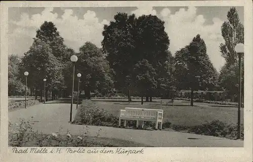 Bad Melle Osnabrueck Partie aus dem Kurpark