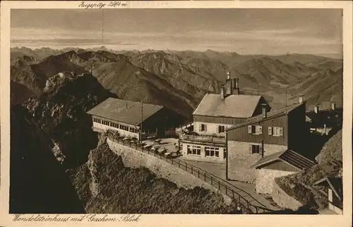 Wendelstein Berg Wendelsteinhaus mit Gachem Blick Kat. Bayrischzell