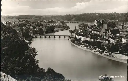 Wasserburg Inn Panorama Kat. Wasserburg a.Inn