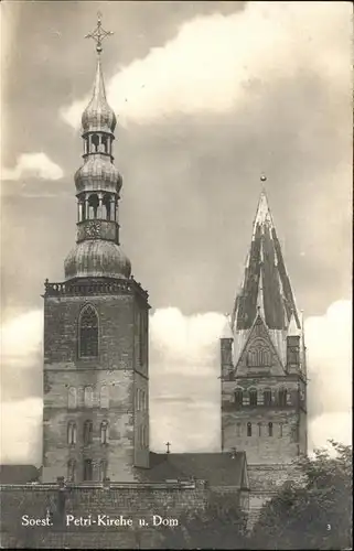 Soest Arnsberg Petrikirche und Dom / Soest /Soest LKR