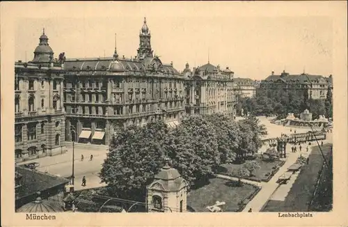 Muenchen Lenbachplatz Kat. Muenchen