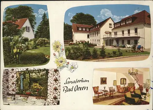 Bad Oeynhausen Sanatorium Bad Oexen Teilansichten Kat. Bad Oeynhausen